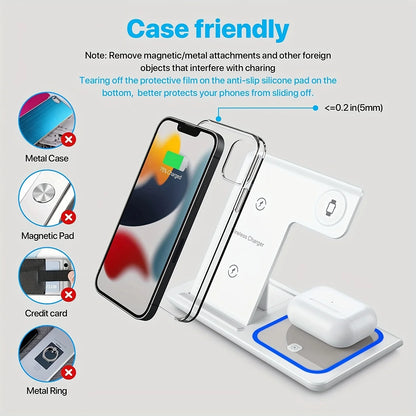 Wireless Charger 3 in 1 For iPhone