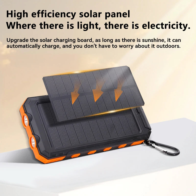 Solar Power Bank 200000mAh