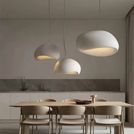 Nordic Minimalist Wabi Sabi LED Pendant Light