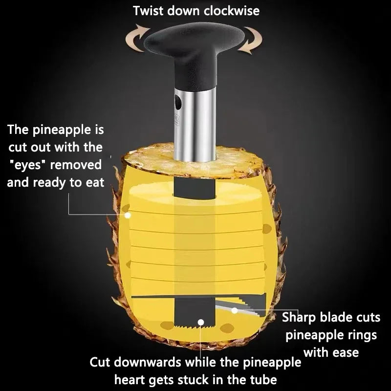 Pineapple Slicer Peeler Cutter Parer Knife