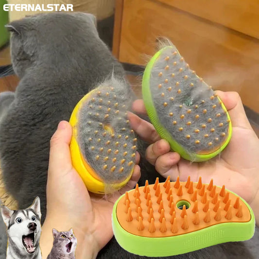 Electric Steam Brush for Pets