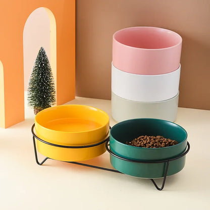 Nordic Ceramic Pet Food and Water Bowls