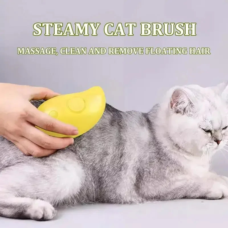 Electric Steam Brush for Pets