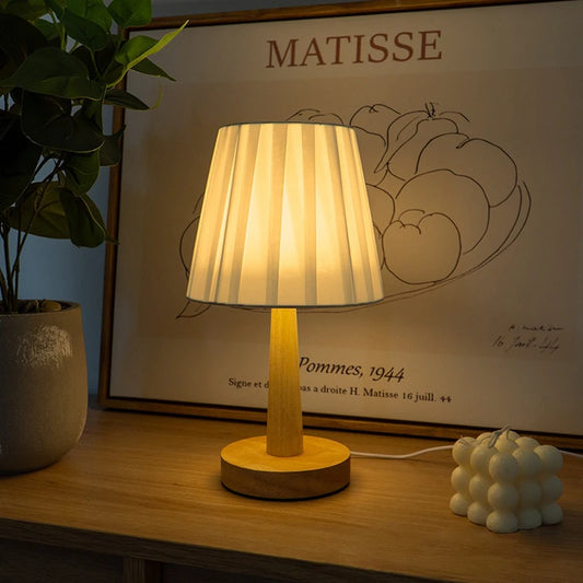 Nordic Pleated Table Lamp