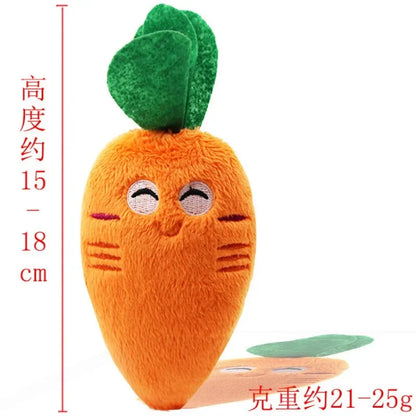 Orange Carrot Shape Pet Toy