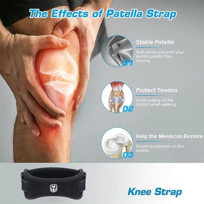 Sports Patella Brace Adjustable Strap