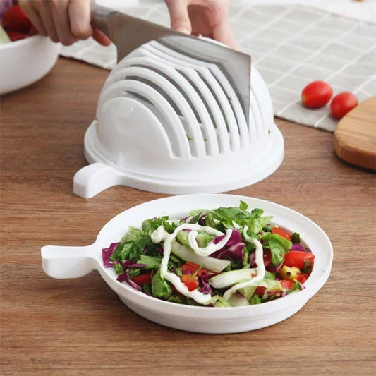 Chopper Vegetable Salad Cutter Cutting Bowl