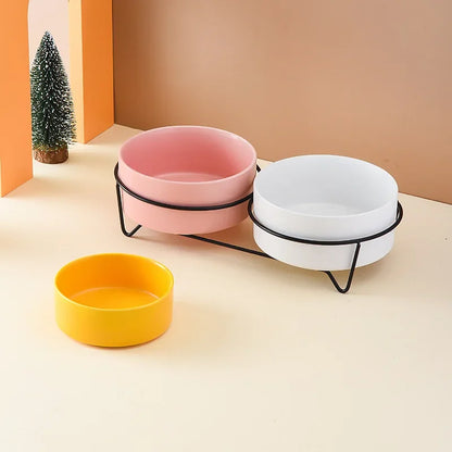 Nordic Ceramic Pet Food and Water Bowls