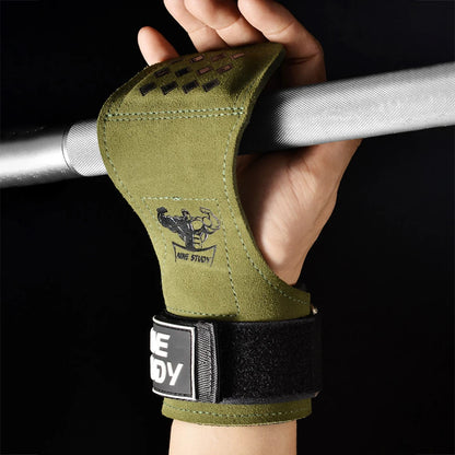 Cowhide Gym Fitness Gloves