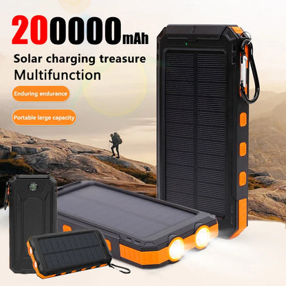 Solar Power Bank 200000mAh