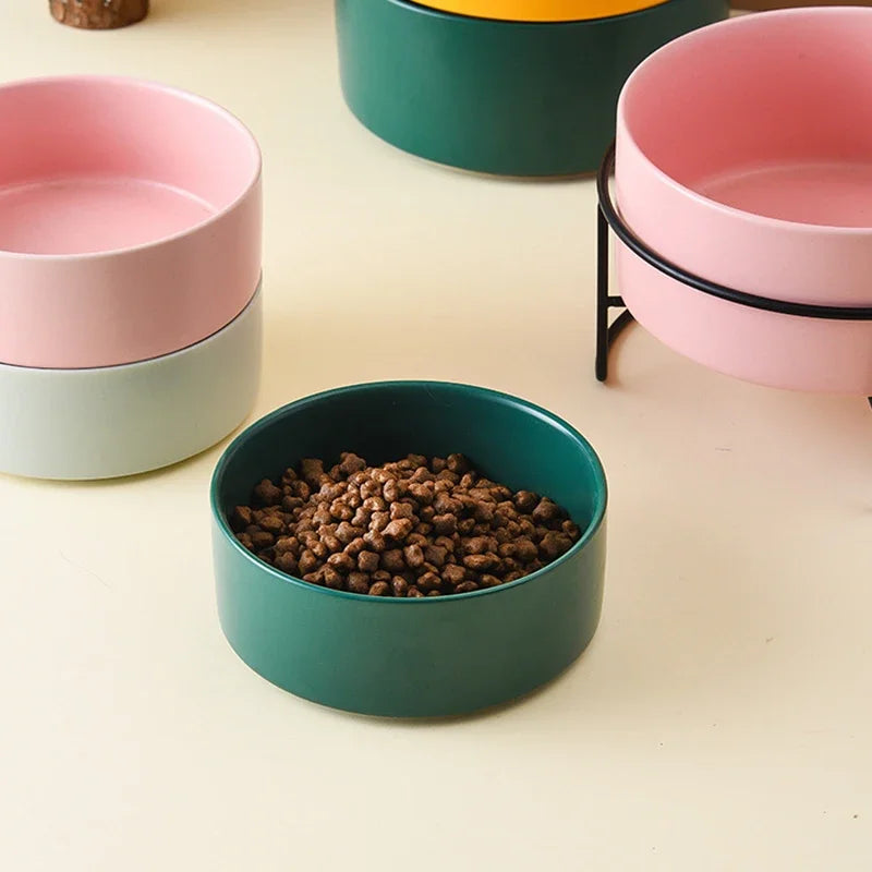 Nordic Ceramic Pet Food and Water Bowls